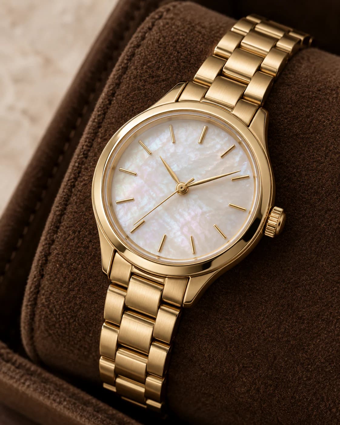 Lumière Petite 28mm dial and case detail