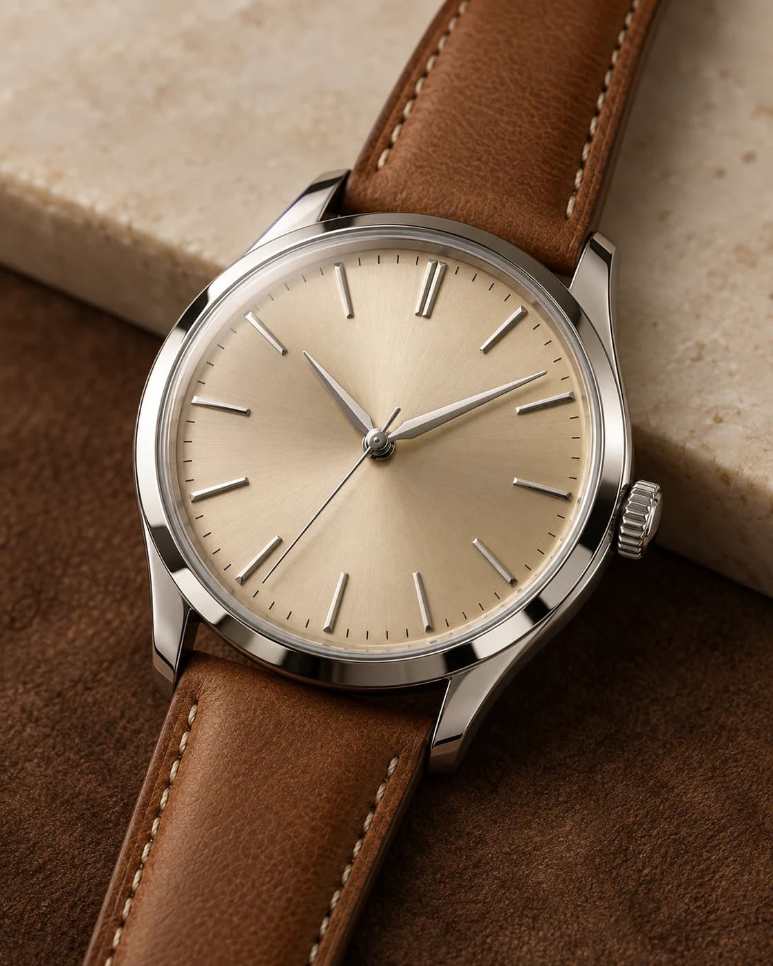 Meridian Automatic 40mm dial and case detail